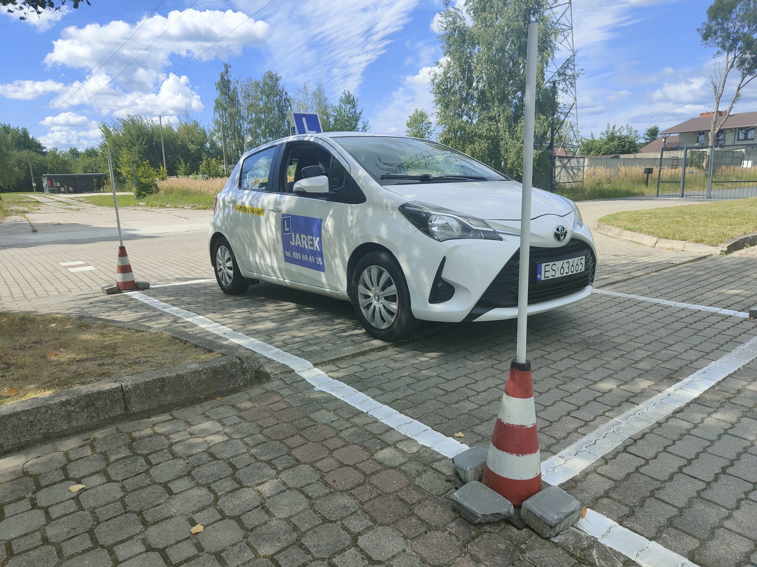 Samochód szkoleniowy - wnętrze