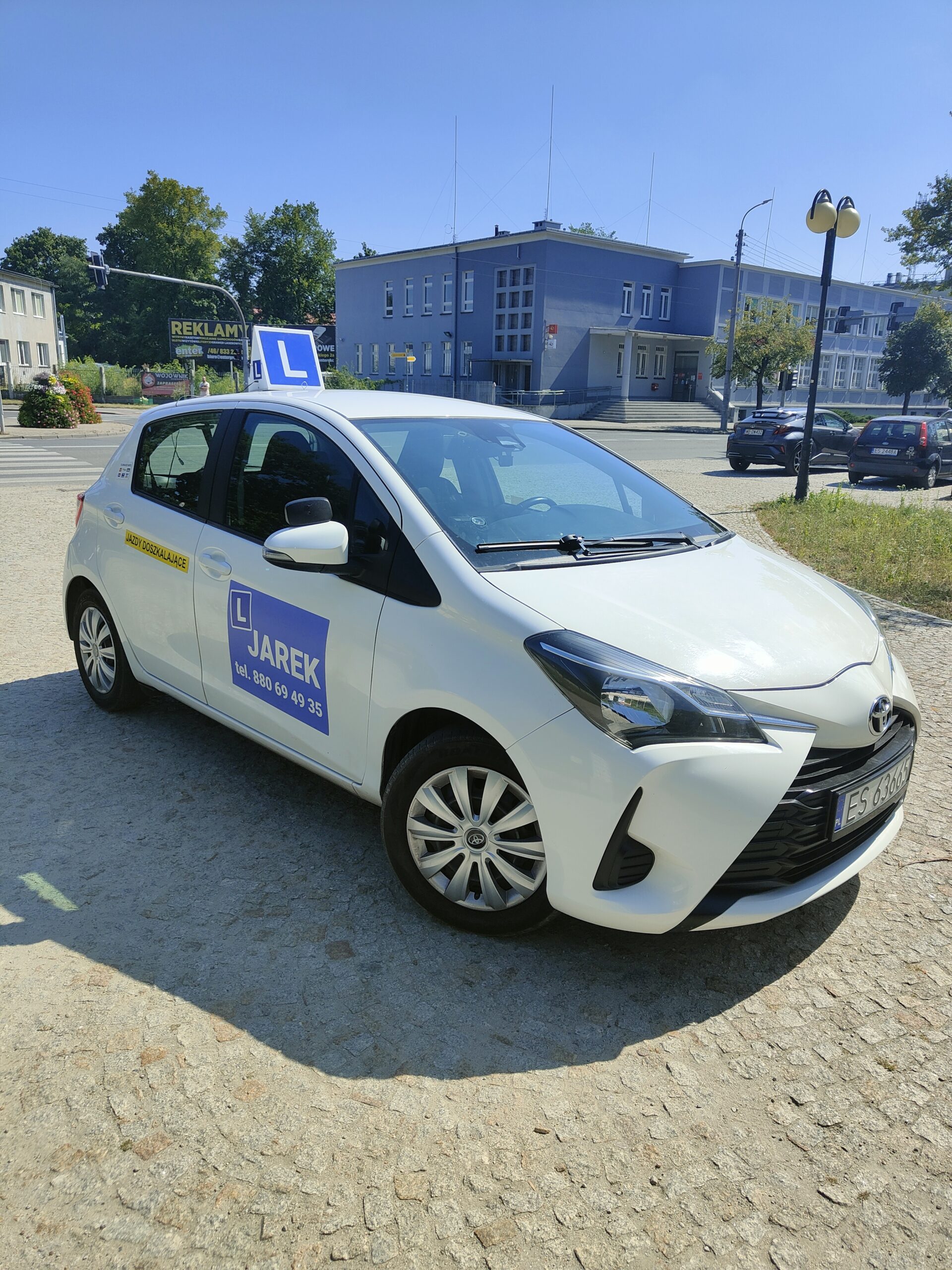 Samochód szkoleniowy - tył